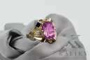 Amethyst 14 Karat Gelbgold Ring Vintage Stil vrc015y